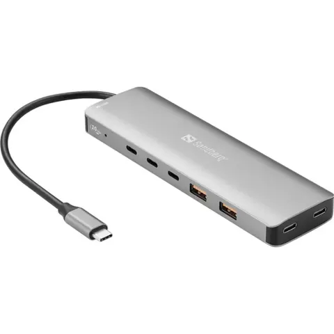 SANDBERG USB-C to 5xUSB-C + 2xUSB-A 100W Hub 136-79
