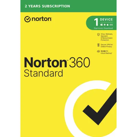 NORTON 360 Standard 10GB 1+1 users Electronic license 21435516