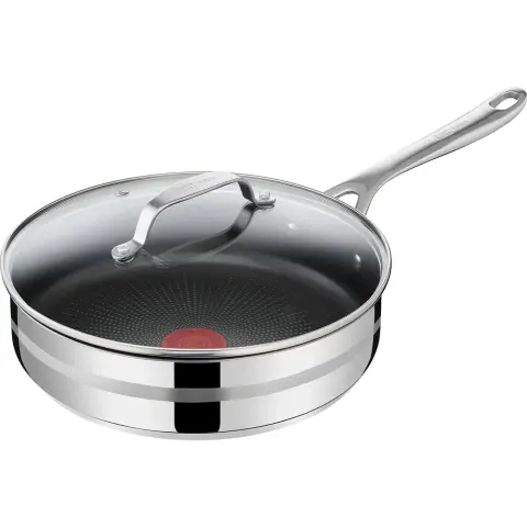 TEFAL Cook Smart by Jamie Oliver sauté pan with lid 25cm stainless steel E31033