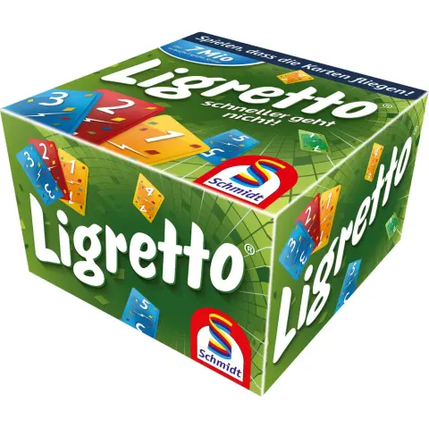 SCHMIDTSPIELE Ligretto zöld társasjáték NÉMET nyelvű 01201