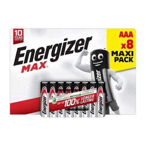 ENERGIZER Max mikro ceruza elem (AAA) 8db E303324100