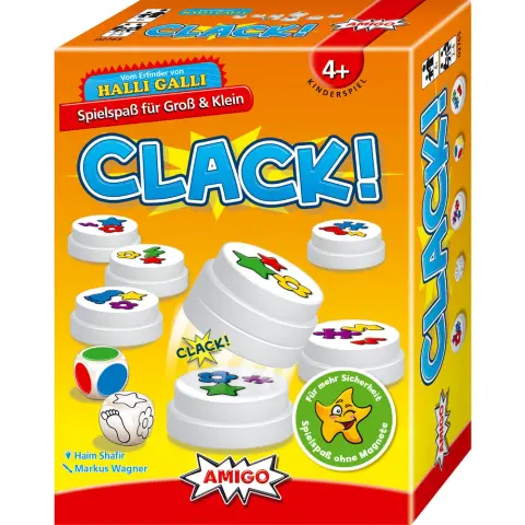 AMIGO Clack! gyerek társasjáték 2-6 játékos 4 éves kortól NÉMET nyelvű 02765