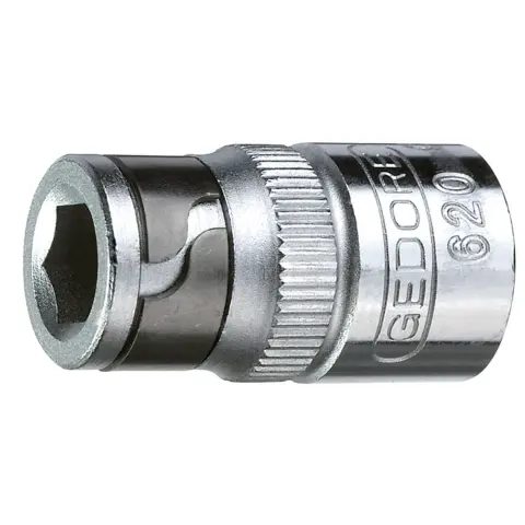 GEDORE 1/4" négyszög - 1/4" hatszög bit-adapter krómozott 23 mm 1802032 1649329