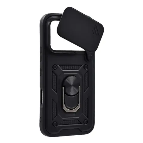 GIGAPACK Defender silicone phone case with holder ring and camera protector Honor 600 / 600 Pro black GP-187522