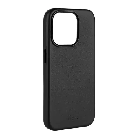 FIXED MagLeather MagSafe hrbtni ovitek iPhone 15 Pro Max črn FIXLM-1203-BK