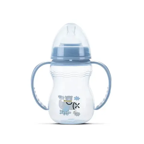CANPOL BABIES My Friend itatópohár fogantyúval 250ml - Airy kék