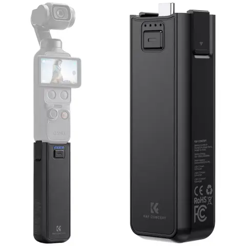 K-F CONCEPT Akkus markolat DJI Osmo Pocket 3/4 5000 mAh KF-28-0139