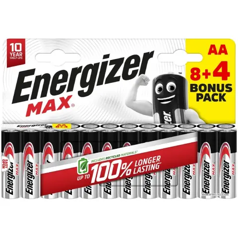 ENERGIZER Max ceruza elem (AA) 12db LR6MAX-DHP12