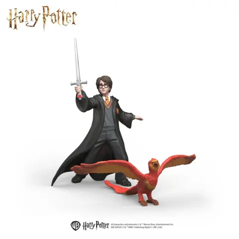 SCHLEICH Wizarding World Harry Potter Harry és Fawkes karddal 14994