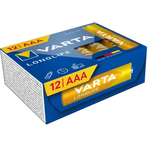 VARTA Longlife mikro ceruza elem (AAA) 12db 4103301132
