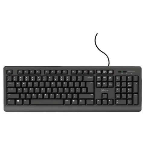 TRUST TK-150 Német QWERTZ fekete 23983