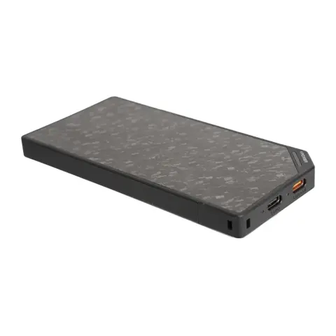 FLEXTAIL Prijenosna baterija 10000 mAh crna karbonska vlakna IPX4 ZERO POWER-B