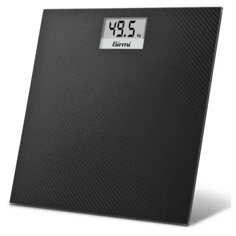 GIRMI BP27 digitális személymérleg 150 kg LCD 3D karbon üveg