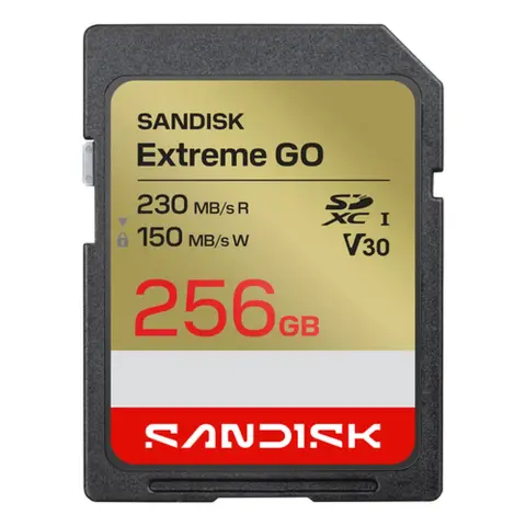 SANDISK Extreme GO 256GB SDXC 230 MB/s SDSDXGN-256G-GNCIN