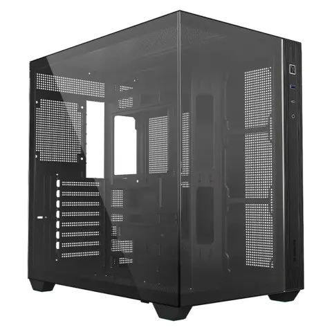 ID-COOLING kućište računala s prozorom bez ventilatora BTF ATX USB3.0 USB-C crno VIEW 510