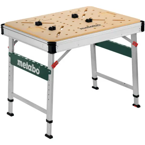 METABO MWB 100 multifunkciós munkaasztal ezüst/fa 626991000