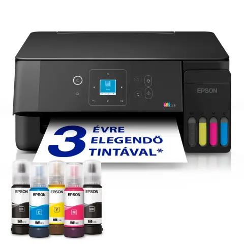 EPSON EcoTank L3362W colour MFP WiFi USB C11CL63421