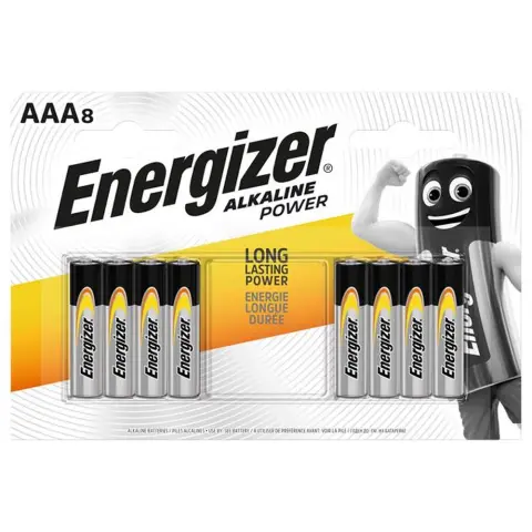 ENERGIZER Alkaline Power Mikro ceruza elem (AAA) 8db