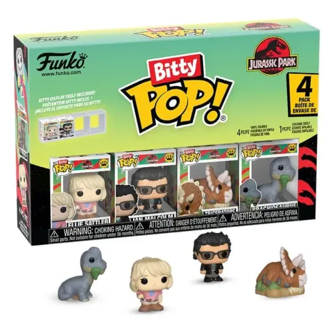 FUNKO Bitty Pop Jurassic Park - Triceratops figura 4 darabos csomag 889698929530