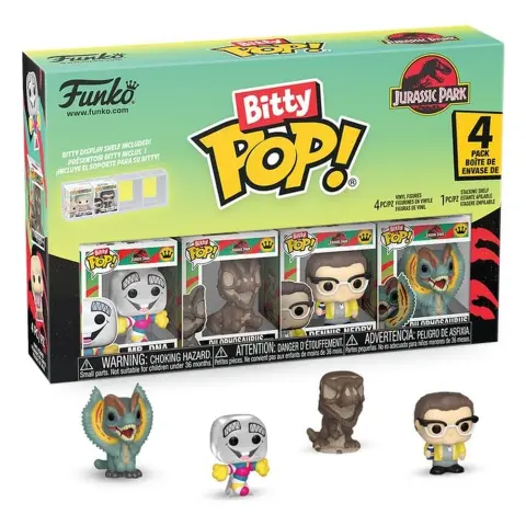 FUNKO Bitty Pop Jurassic Park - Mr. DNA 4 darabos figura csomag 889698929554