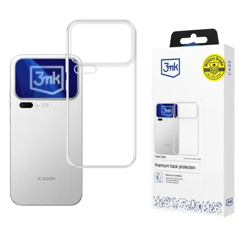 3MK Clear Case hátlaptok Xiaomi 17 Pro Max átlátszó