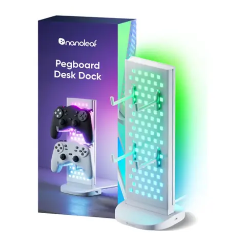 NANOLEAF Pegboard desktop docking unit white RGB LED 15W IP20 NL7602K0001A023