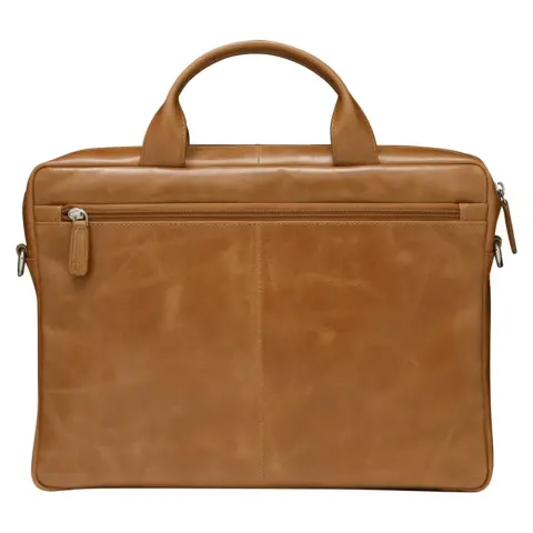 DBRAMANTE1928 Nordborg Laptop Bag 15" Brown Genuine Leather 2nd gen BG15GT001492