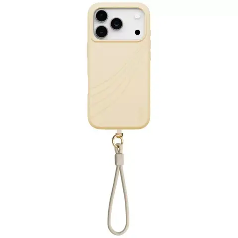 UNIQ Coehl Serina MagSafe tok csukló pánttal Apple iPhone 17 Pro / iPhone 18 Pro bézs SP111309