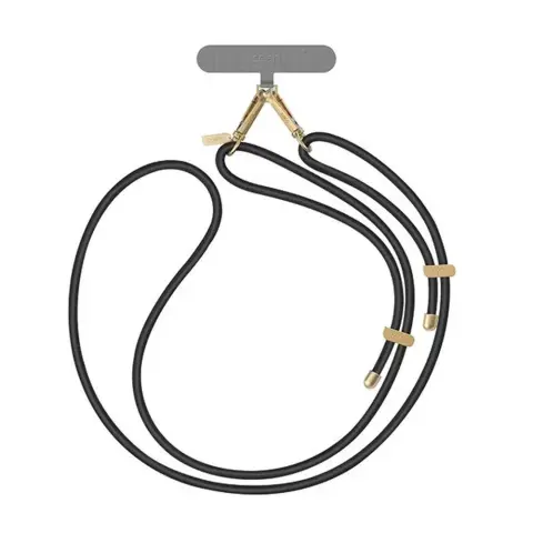 UNIQ Coehl Laurel univerzális nyak / csukló / crossbody pánt fekete SP115687