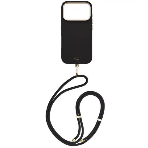UNIQ Coehl Mirelle MagSafe tok Apple iPhone 17 Pro Max / iPhone 18 Pro Max fekete-arany SP115757