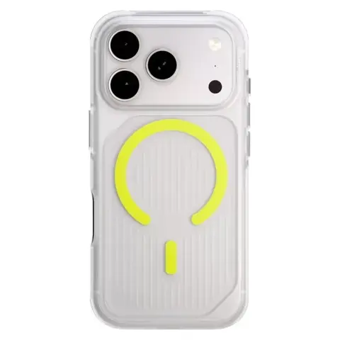 UNIQ Combat Active Magclick MagSafe tok Apple iPhone 17 Pro / iPhone 18 Pro átlátszó-sárga SP115773