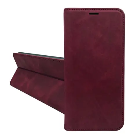 GIGAPACK Flip case side-opening with stand and card pocket Apple iPhone 13 burgundy GP-187777