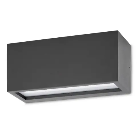 AVIDE Outdoor wall light 7W black AOLWE27-TEGU