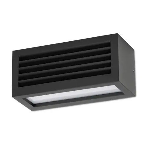 AVIDE Outdoor wall light Lima 7W black AOLWE27 LIMA