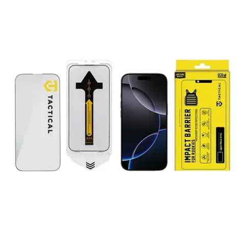 TACTICAL Impact Barrier for Rookies kijelzővédő üveg iPhone 17 fekete 57983122327