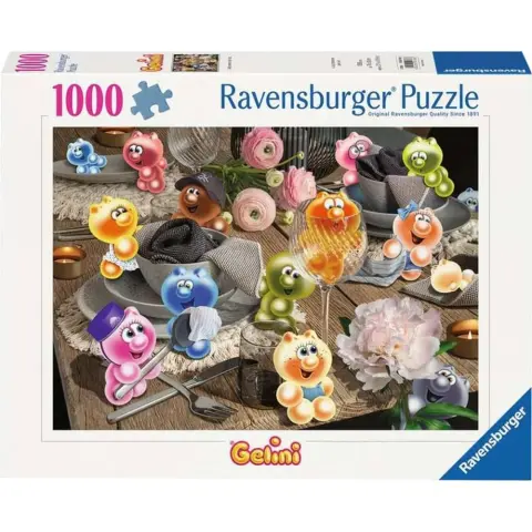 RAVENSBURGER Puzzle játék 1000 darabos Gelini megterítik az asztalt 12000788