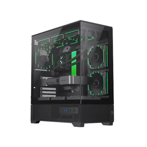 GAMEMAX Case VISTA 2 AB Midi-Tower ATX Fekete üvegoldal VISTA 2 AB