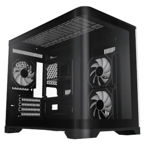 GAMEMAX Case HYPE-M Micro ATX glass door black HYPE-M BK