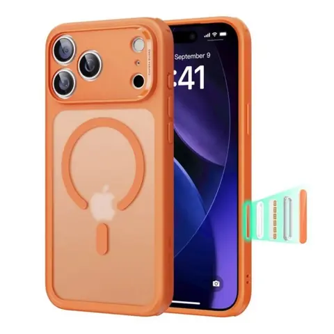 ESR iPhone 17 Pro Max / iPhone 18 Pro Max ESR CLASSIC HYBRID szilikon telefonvédő ütésállóság MagSafe NARANCSSÁRGA GP-191965