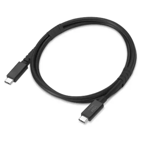 LENOVO USB4 Type C USB4 Type C Összekötő Fekete 1m 4X91U94413