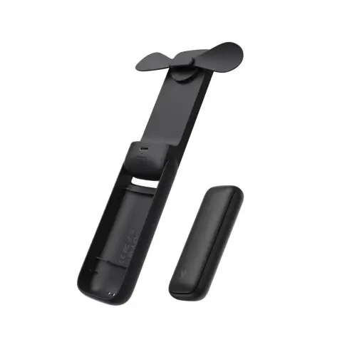 Pocket 01 Összecsukható kézi ventilátor 105mm Fekete PF01-BK