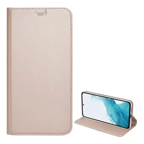 GIGAPACK Flip side-opening case with desktop stand for iPhone 13 rose gold GP-111049