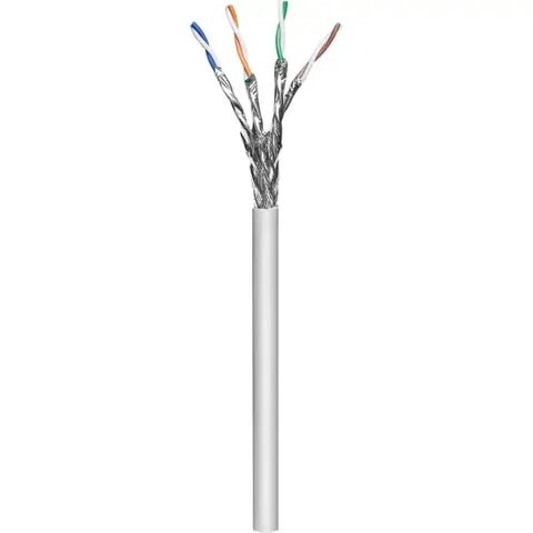 MANHATTAN Kábel S/FTP Fali kábel dob 100m Cat6a Szürke KABMH704953