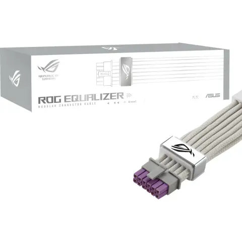 ASUS ROG-EQUALIZER PCIe 12V-2x6 Cable White 75cm 90YE00BP-B0QA00