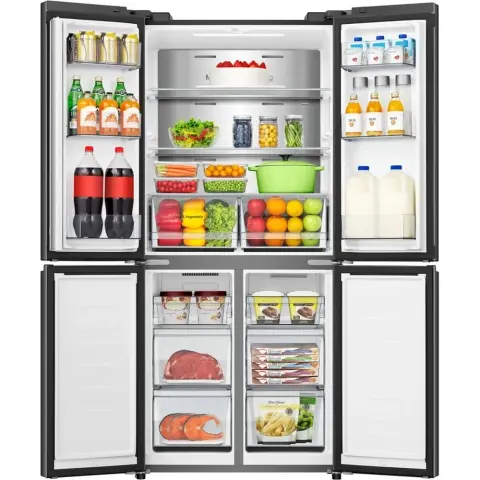 HISENSE RQ5P470SAFE 4-door Side By Side refrigerator black