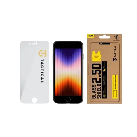 TACTICAL Glass Shield 2.5D kijelzővédő iPhone SE 3 (2022) / SE 2 (2020) / 8 4.7 átlátszó 57983115494