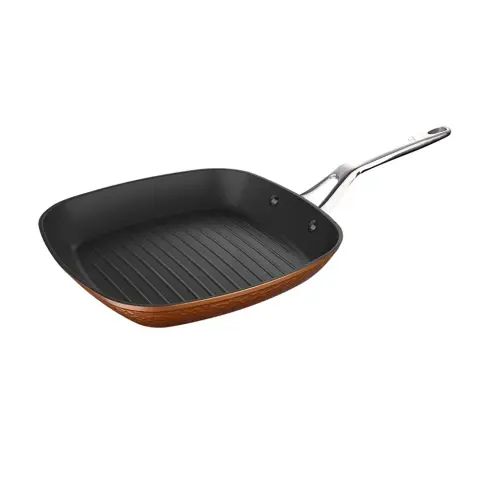 BERGNER BG-34525-BK-KF Grill serpenyő 28cm fekete