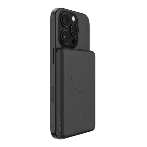 BELKIN BoostCharge Slim Mágneses vezeték nélküli töltő 7.5W MagCessory fekete BPD020HQBK