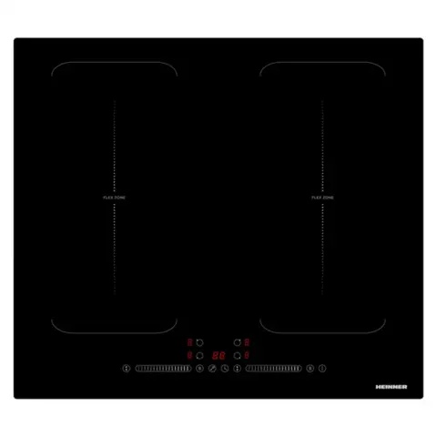 HEINNER Induction cooktop 4 cooking zones touch control 7.4kW Black HBHI-M4ZB2FXTC
