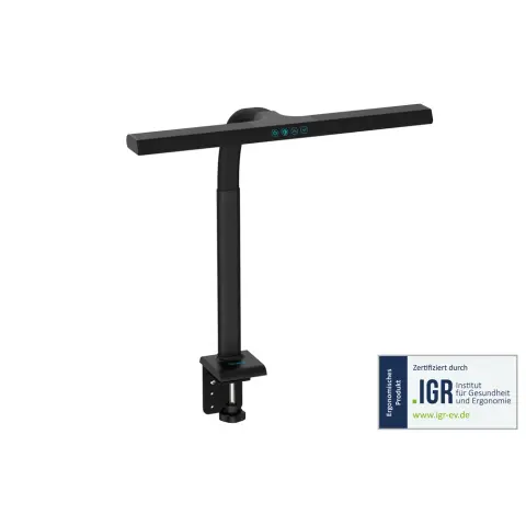 DIGITUS LED stolna svjetiljka 50cm 1025lm 7W crna DA-90490